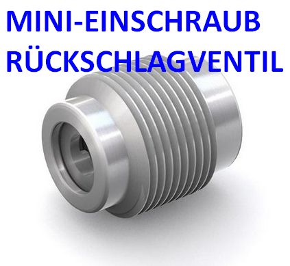 Einschraub-Rueckschlagventil